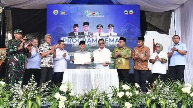 Mendes Yandri Luncurkan GeMAR di Kabupaten Blora